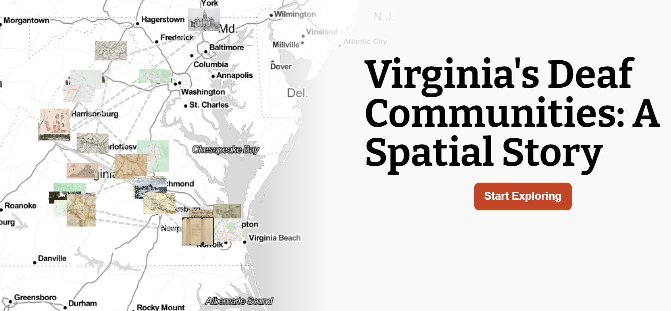Virginia's Deaf Communities: A Spatial Story map